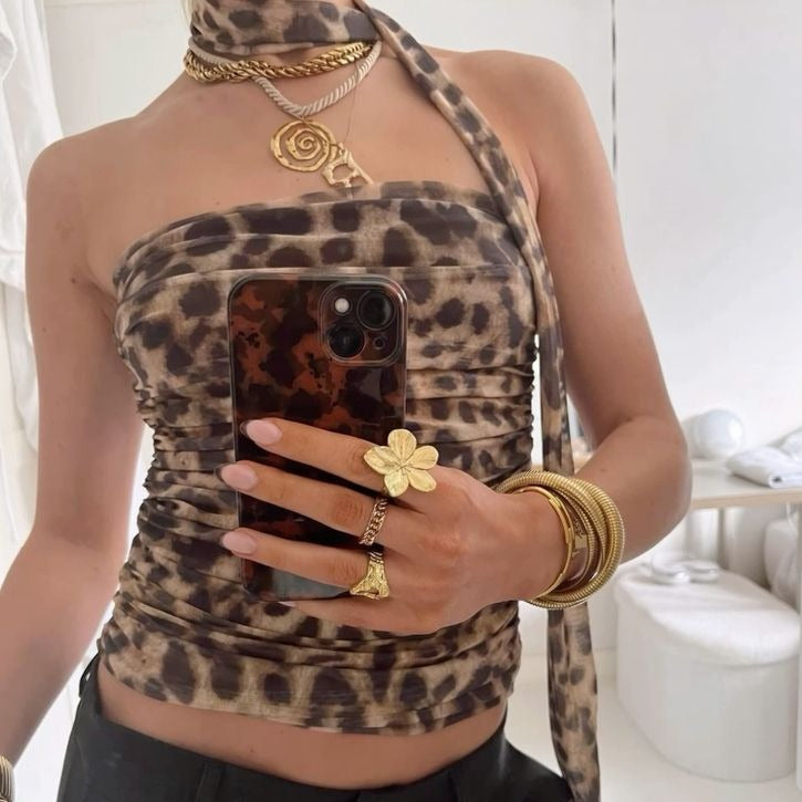 TOP LEOPARD PRINT